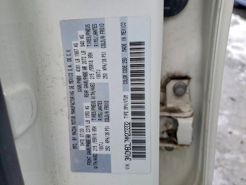 Aukcja sprzedaży 2021 Mazda Cx-30, vin: 3MVDMBCL7MM203332, numer aukcji: 47806106