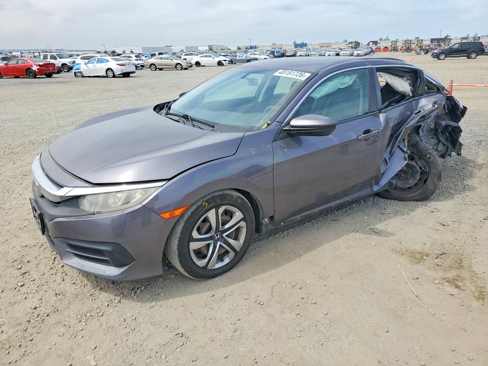 48191726 :رقم المزاد ، 2HGFC2F50GH546949 vin ، 2016 Honda Civic مزاد بيع