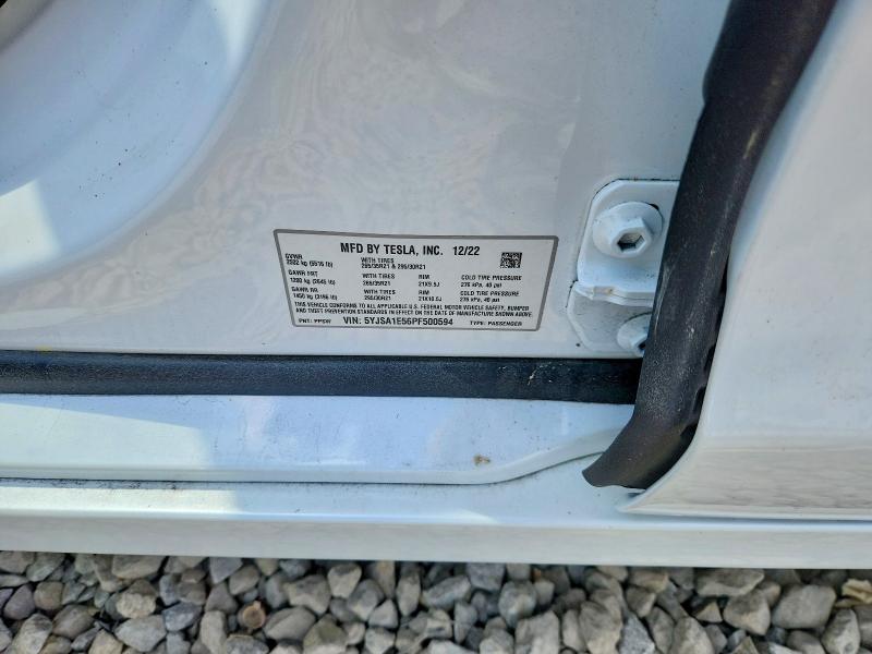 Aukcja sprzedaży 2023 Tesla Model S, vin: 5YJSA1E56PF500594, numer aukcji: 50768266