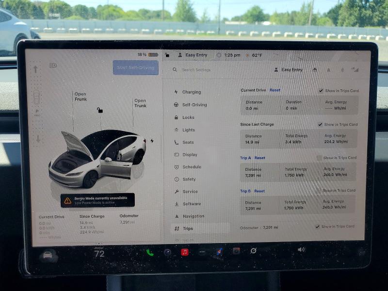 Aukcja sprzedaży 2025 Tesla Model 3, vin: 5YJ3E1EA4SF012422, numer aukcji: 51869696