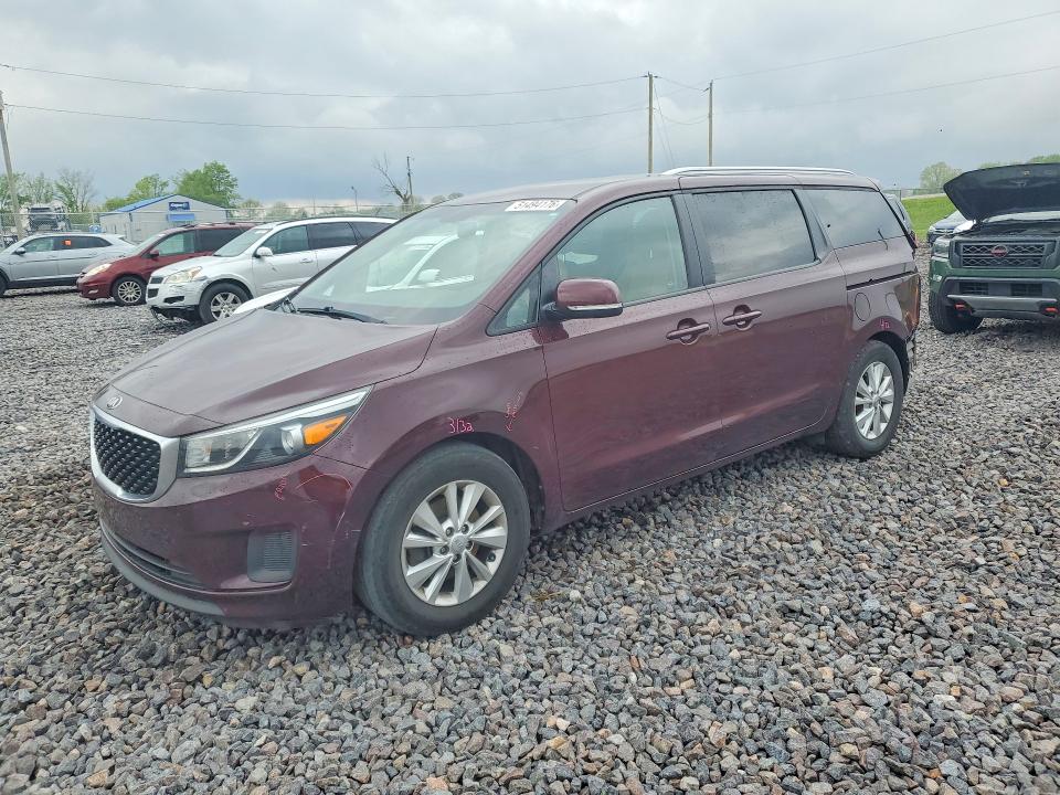 2017 Kia Sedona მანქანა იყიდება აუქციონზე, vin: KNDMB5C1XH6319105, აუქციონის ნომერი: 51494176