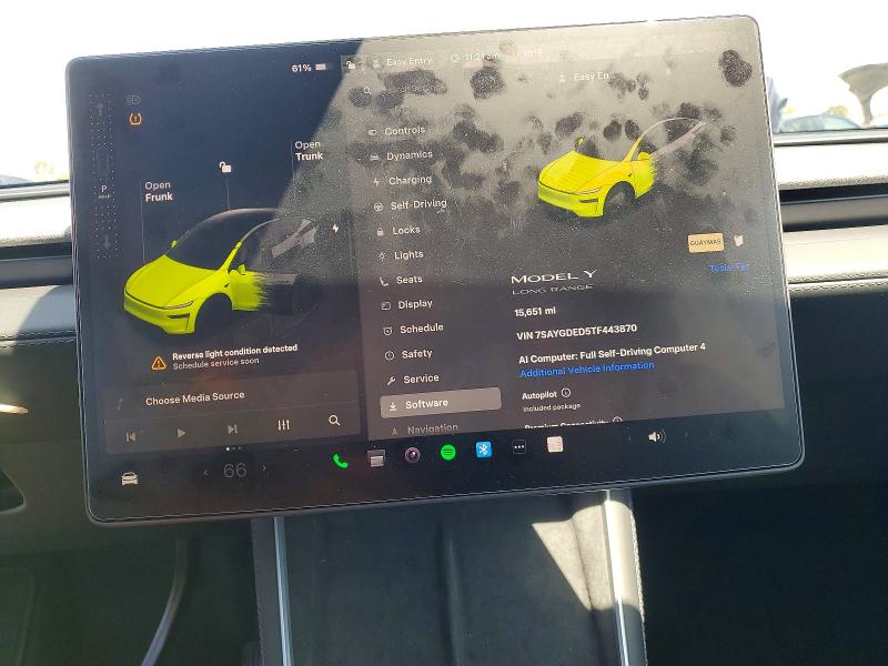 Aukcja sprzedaży 2026 Tesla Model Y, vin: 7SAYGDED5TF443870, numer aukcji: 50584926