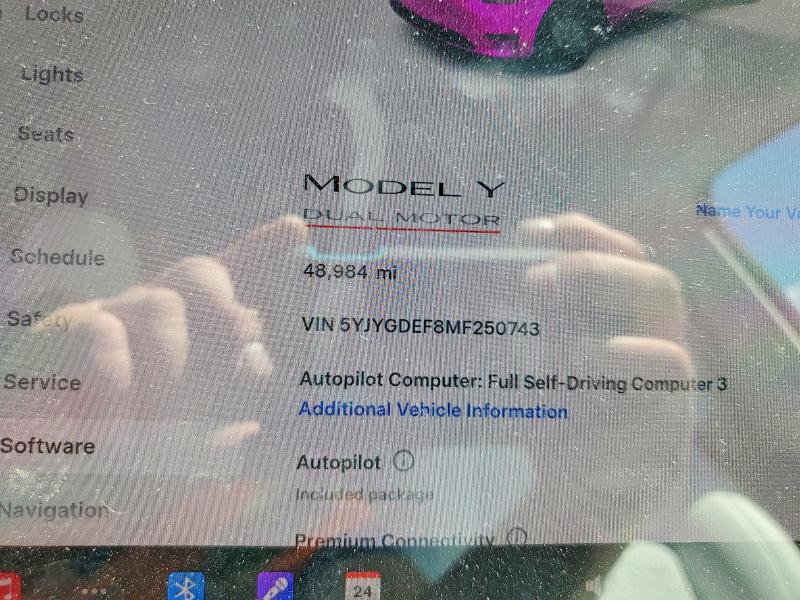 Aukcja sprzedaży 2021 Tesla Model Y, vin: 5YJYGDEF8MF250743, numer aukcji: 51429036