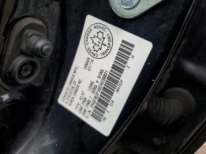Aukcja sprzedaży 2014 Honda Civic, vin: 2HGFB2F59EH038821, numer aukcji: 49799196