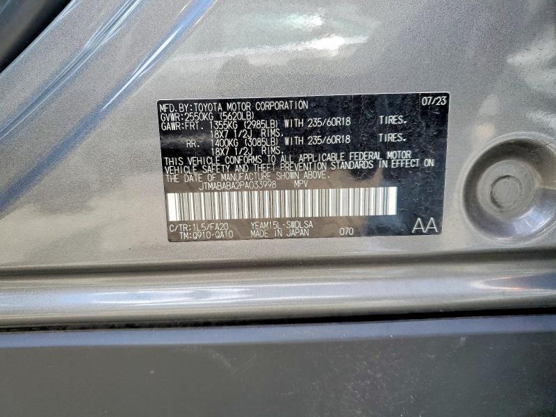 Aukcja sprzedaży 2023 Subaru Solterra, vin: JTMABABA2PA033998, numer aukcji: 51529526