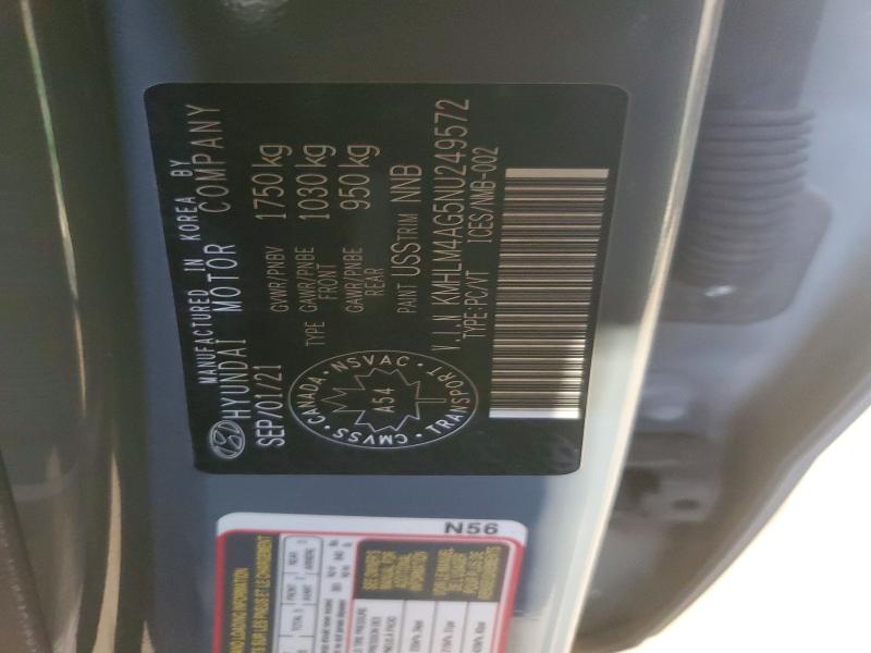 50400336 :رقم المزاد ، KMHLM4AG5NU249572 vin ، 2022 Hyundai Elantra مزاد بيع