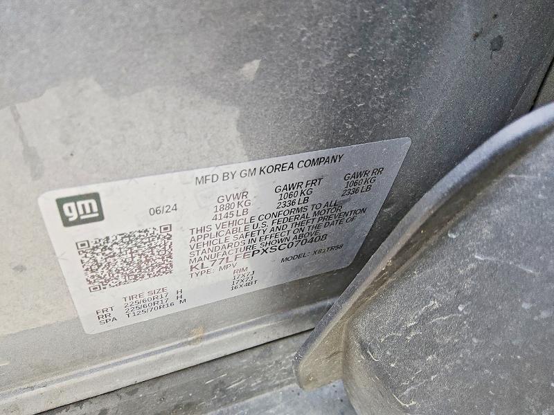 Продажа на аукционе авто 2025 Chevrolet Trax, vin: KL77LFEPXSC070408, номер лота: 50155556