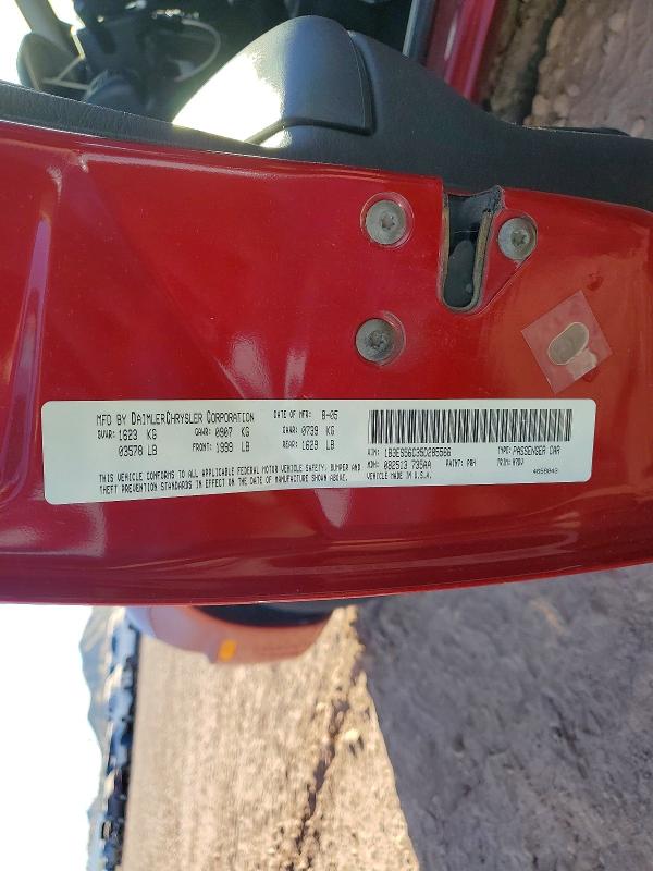51560906 :رقم المزاد ، 1B3ES56C35D285566 vin ، 2005 Dodge Neon مزاد بيع