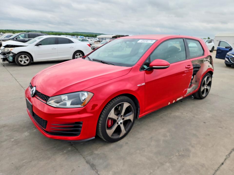 Продажа на аукционе авто 2016 Volkswagen Gti, vin: 3VWT47AU6GM005364, номер лота: 49498776