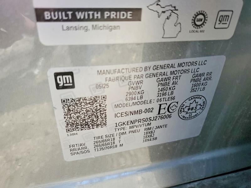 Продажа на аукционе авто 2025 Gmc Acadia, vin: 1GKENPRS0SJ276006, номер лота: 51341856