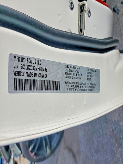 Aukcja sprzedaży 2021 Dodge Charger, vin: 2C3CDXGJ7MH601405, numer aukcji: 50718566