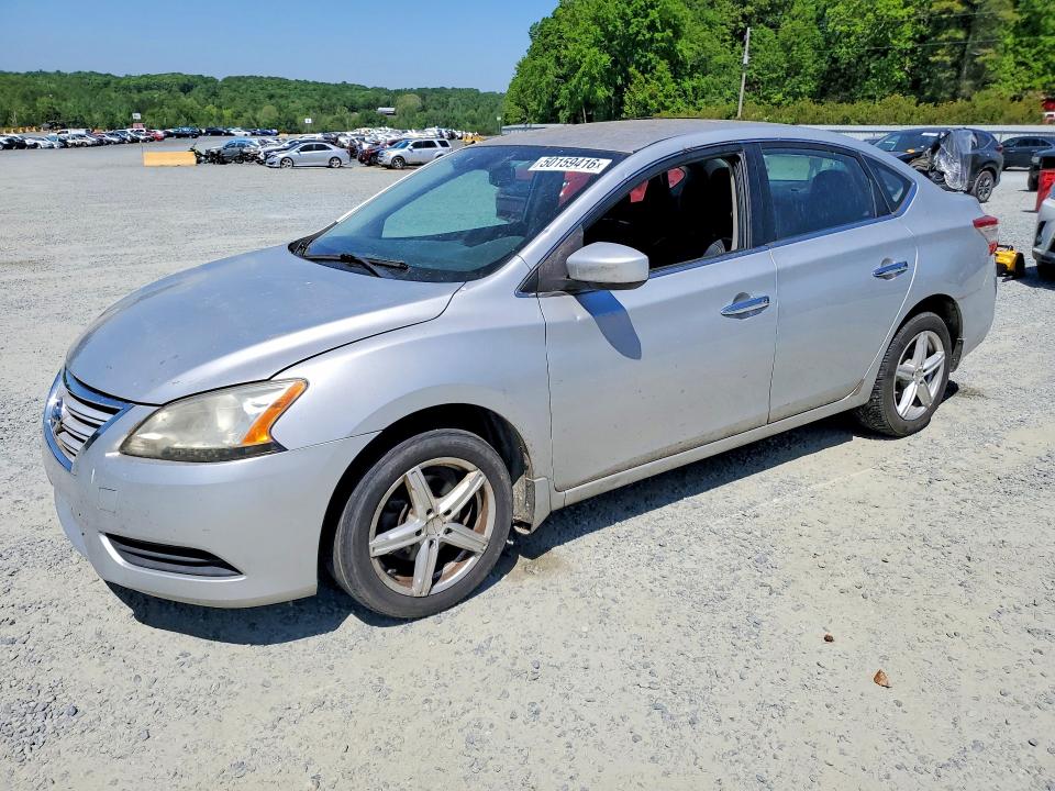 2013 Nissan Sentra მანქანა იყიდება აუქციონზე, vin: 3N1AB7AP8DL670331, აუქციონის ნომერი: 50159416