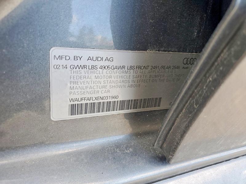 Aukcja sprzedaży 2014 Audi A4, vin: WAUFFAFLXEN031960, numer aukcji: 47093566