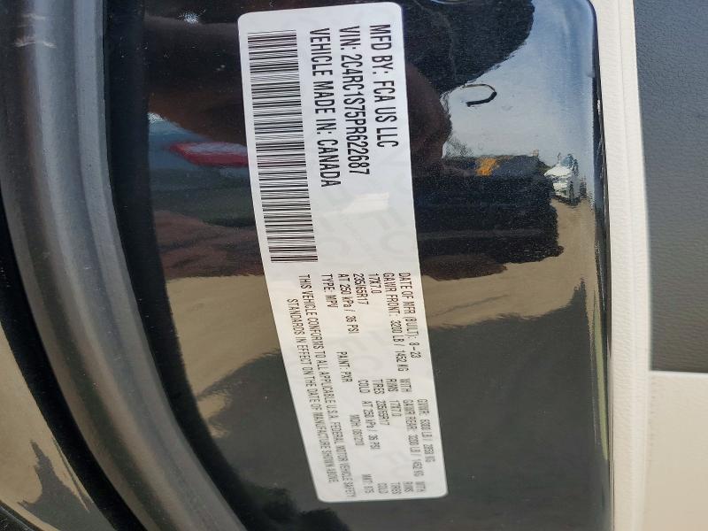 50119356 :رقم المزاد ، 2C4RC1S75PR622687 vin ، 2023 Chrysler Pacifica مزاد بيع