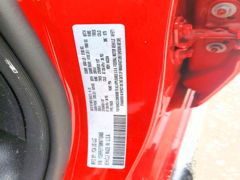 2021 Ram 1500 მანქანა იყიდება აუქციონზე, vin: 1C6RREFT6MN710466, აუქციონის ნომერი: 48194846