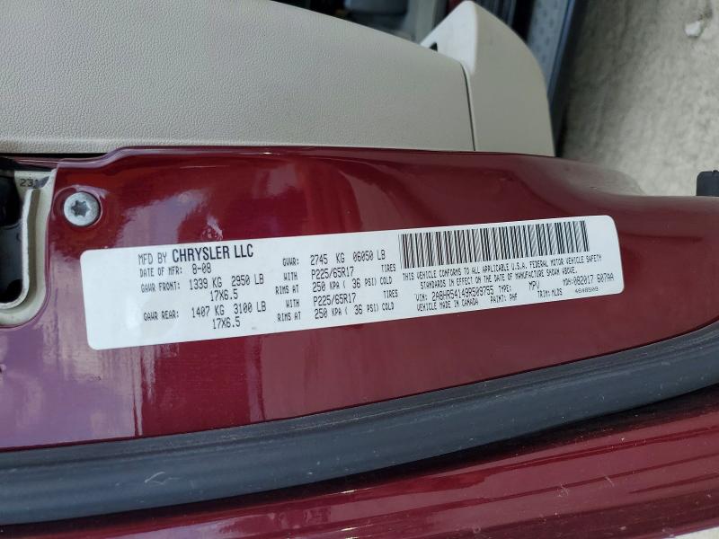 Aukcja sprzedaży 2009 Chrysler Town & Country, vin: 2A8HR54149R509755, numer aukcji: 51000056