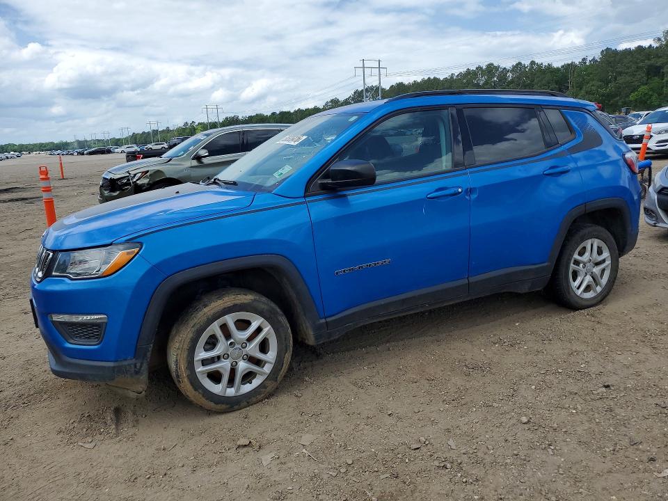 Продаж на аукціоні авто 2018 Jeep Compass, vin: 3C4NJCAB0JT255109, номер лоту: 50326416