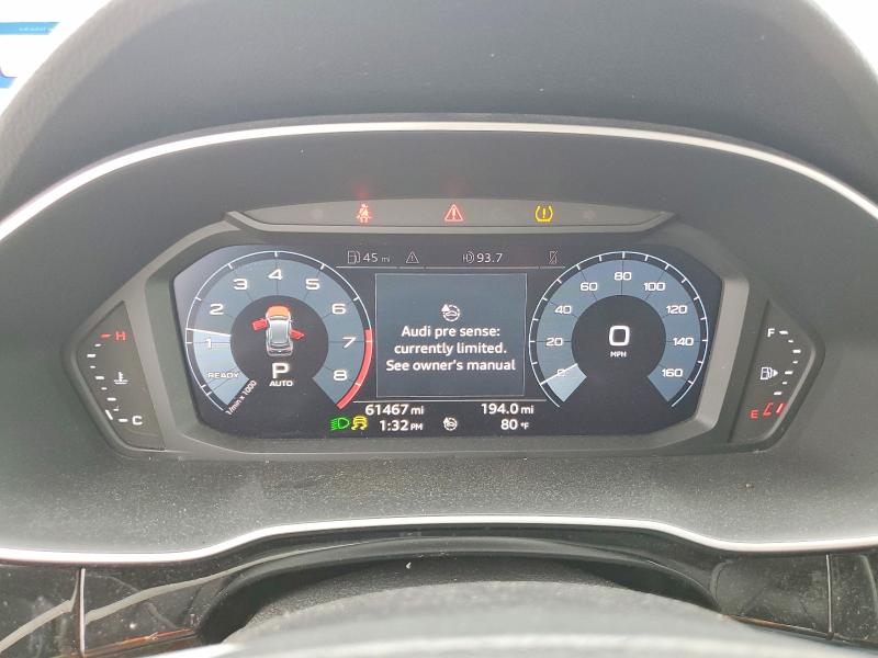 2020 Audi Q3 მანქანა იყიდება აუქციონზე, vin: WA1AECF3XL1038112, აუქციონის ნომერი: 49386426