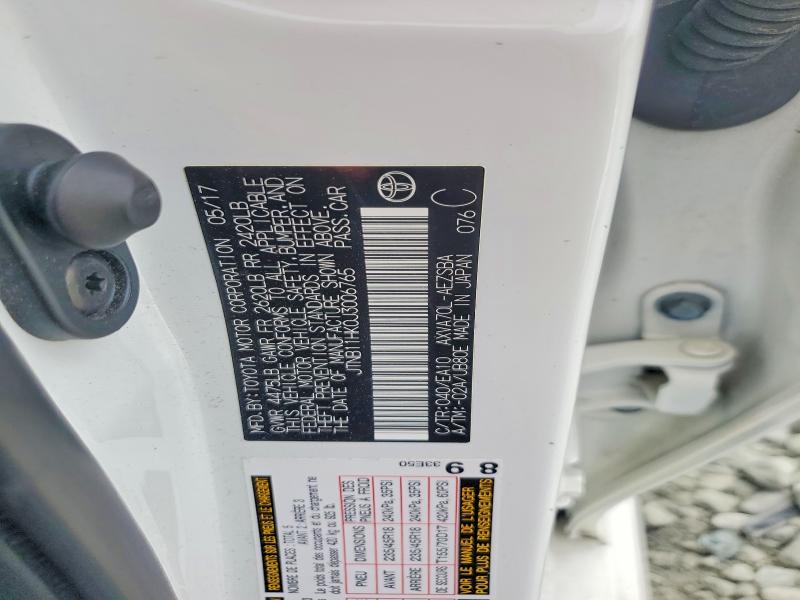 Aukcja sprzedaży 2018 Toyota Camry, vin: JTNB11HK0J3006765, numer aukcji: 48912006