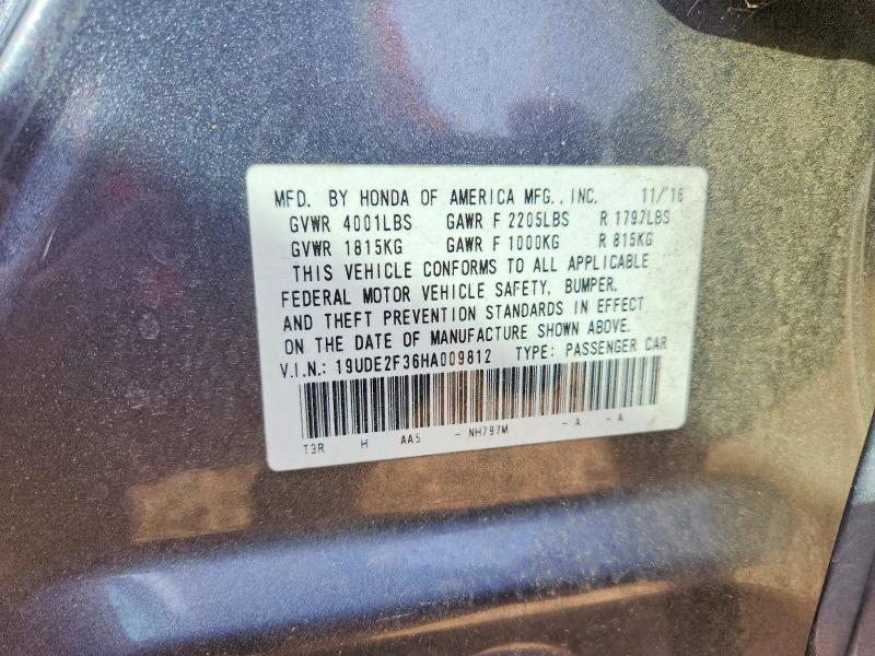 Aukcja sprzedaży 2017 Acura Ilx, vin: 19UDE2F36HA009812, numer aukcji: 48650446