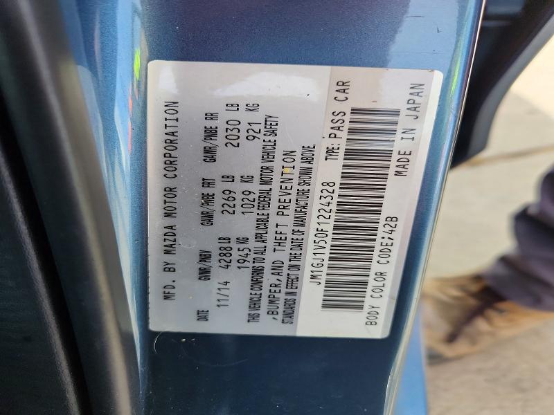 50113696 :رقم المزاد ، JM1GJ1V50F1224328 vin ، 2015 Mazda 6 مزاد بيع