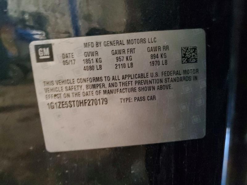 2017 Chevrolet Malibu მანქანა იყიდება აუქციონზე, vin: 1G1ZE5ST0HF270179, აუქციონის ნომერი: 50460976