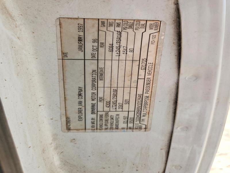 Продаж на аукціоні авто 1997 Gmc Savana, vin: 1GDHG39R9V1012646, номер лоту: 50568516