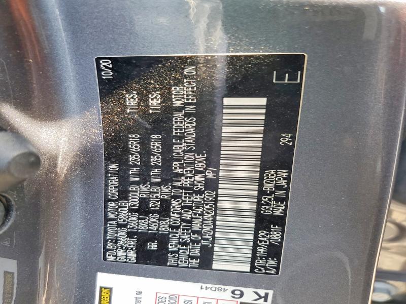 Продажа на аукционе авто 2021 Lexus Rx, vin: JTJHZMDA4M2051902, номер лота: 50188856