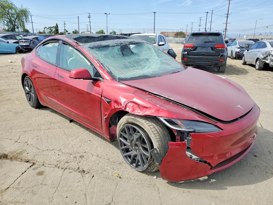 50105746 :رقم المزاد ، 5YJ3E1EA2SF922294 vin ، 2025 Tesla Model 3 مزاد بيع