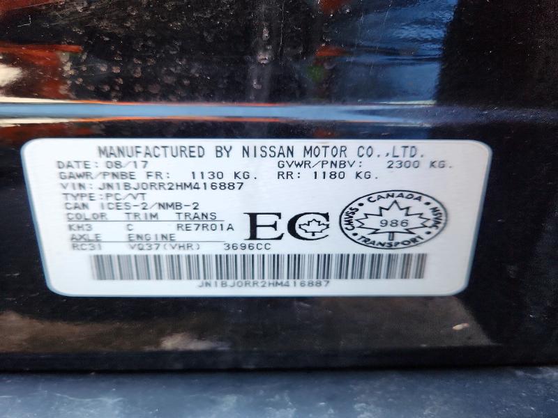 Aukcja sprzedaży 2017 Infiniti Qx50, vin: JN1BJ0RR2HM416887, numer aukcji: 46067616
