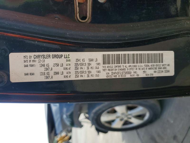 51615866 :رقم المزاد ، 3D4PH3FG1BT505860 vin ، 2011 Dodge Journey مزاد بيع