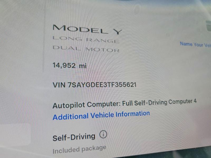 Продажа на аукционе авто 2026 Tesla Model Y, vin: 7SAYGDEE3TF355621, номер лота: 51560666