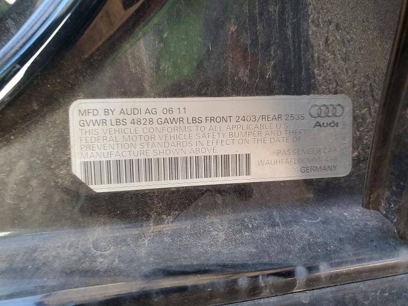Продажа на аукционе авто 2012 Audi A4, vin: WAUHFAFL0CN001436, номер лота: 51371196
