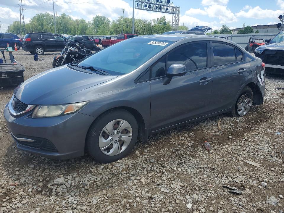 Продаж на аукціоні авто 2013 Honda Civic, vin: 19XFB2F54DE096358, номер лоту: 51329676