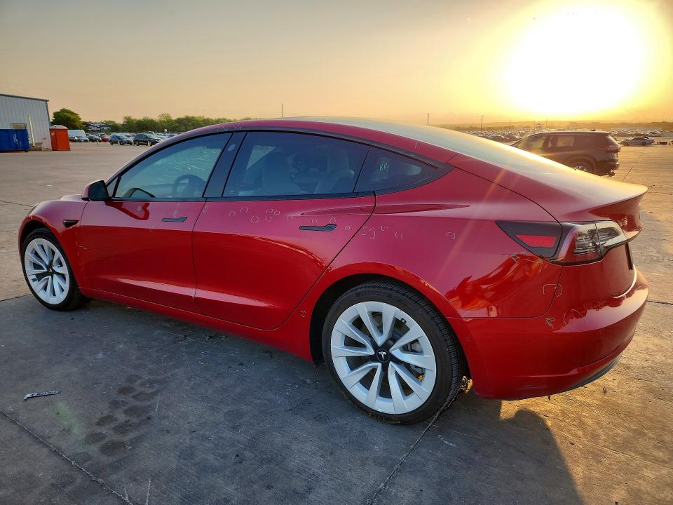 Продаж на аукціоні авто 2022 Tesla Model 3, vin: 5YJ3E1EBXNF252975, номер лоту: 49934606