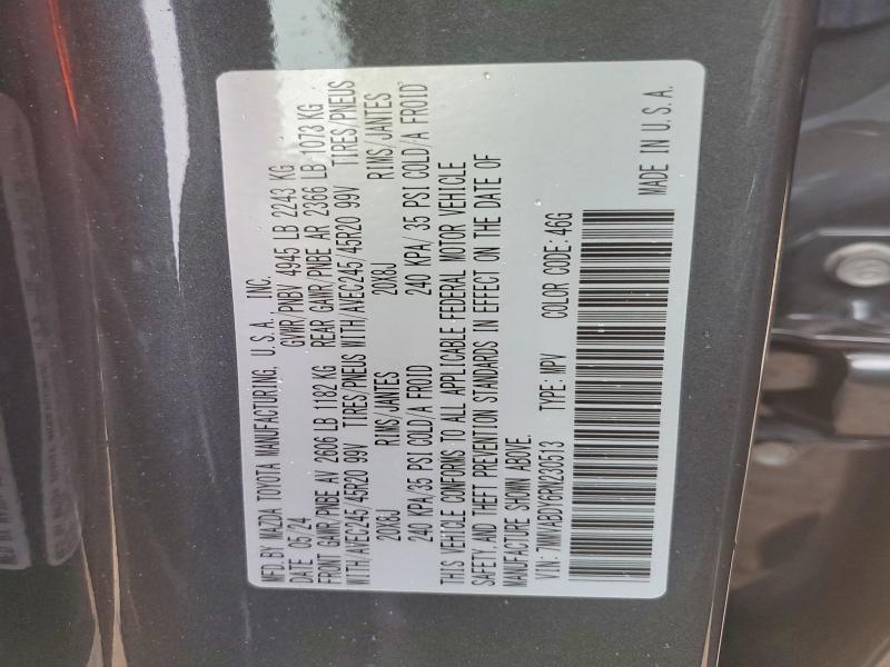 Aukcja sprzedaży 2024 Mazda Cx-50, vin: 7MMVABDY6RN230513, numer aukcji: 50137096