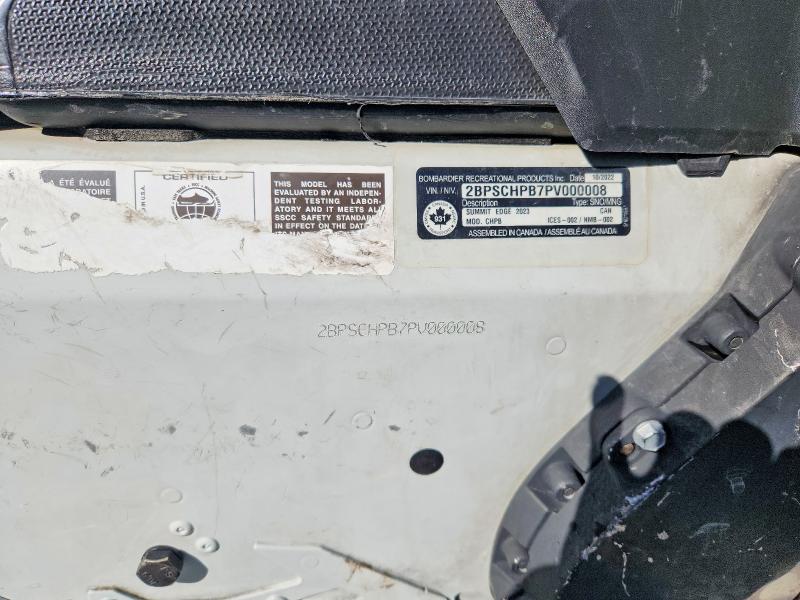 2023 Ski-doo Snowmobile მანქანა იყიდება აუქციონზე, vin: 2BPSCHPB7PV000008, აუქციონის ნომერი: 50296526
