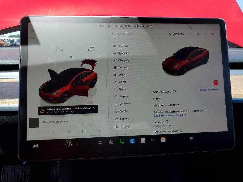 Aukcja sprzedaży 2023 Tesla Model 3, vin: 5YJ3E1EA9PF505391, numer aukcji: 48416546
