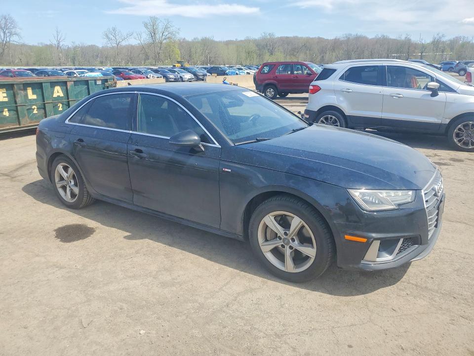 2019 Audi A4 მანქანა იყიდება აუქციონზე, vin: WAUDNAF45KA012707, აუქციონის ნომერი: 50090016