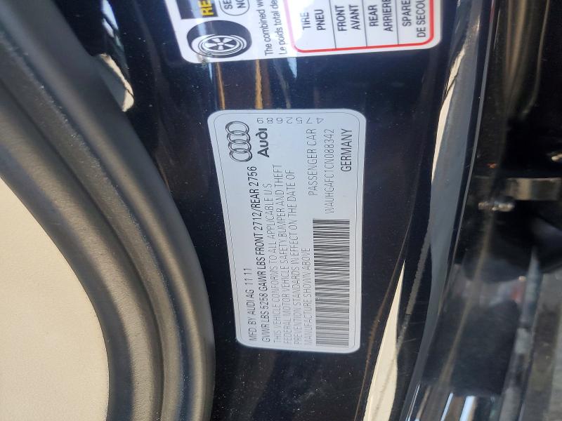 Продажа на аукционе авто 2012 Audi A6, vin: WAUHGAFC1CN088342, номер лота: 49735346