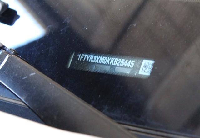 51853406 :رقم المزاد ، 1FTYR3XM0KKB25445 vin ، 2019 Ford Transit مزاد بيع