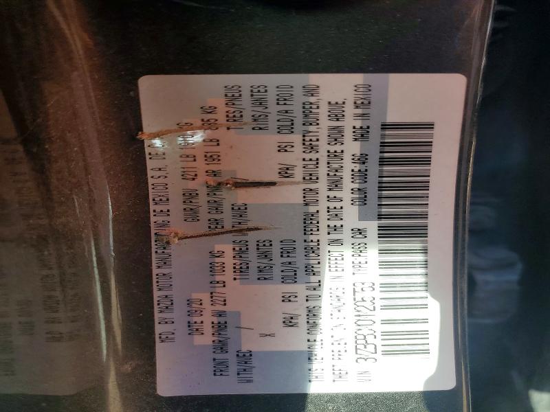 Продаж на аукціоні авто 2021 Mazda 3, vin: 3MZBPBCM0MM205753, номер лоту: 49289216