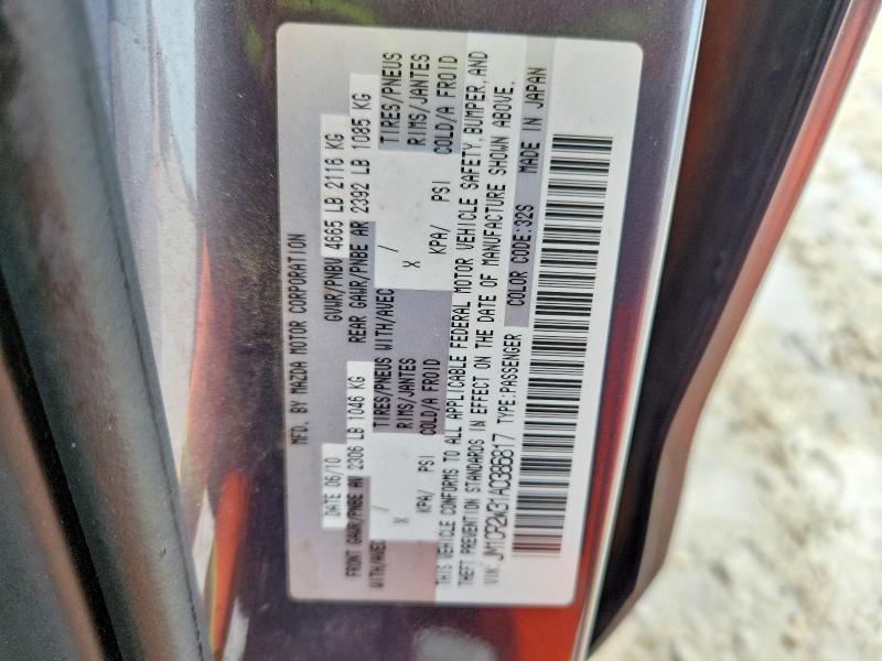 Aukcja sprzedaży 2010 Mazda 5, vin: JM1CR2W31A0386817, numer aukcji: 50159576