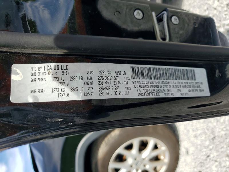 49794026 :رقم المزاد ، 1C4PJLLB5JD520134 vin ، 2018 Jeep Cherokee مزاد بيع
