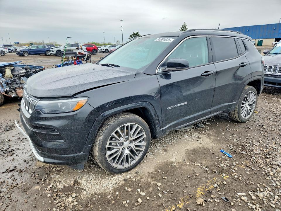 51591936 :رقم المزاد ، 3C4NJDCB4NT174445 vin ، 2022 Jeep Compass مزاد بيع