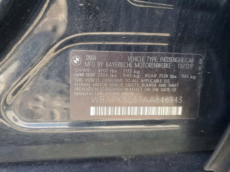 Продажа на аукционе авто 2010 Bmw 328, vin: WBAPK5C57AA648943, номер лота: 51157386