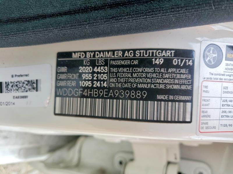 Продаж на аукціоні авто 2014 Mercedes-benz C, vin: WDDGF4HB9EA939889, номер лоту: 51946296