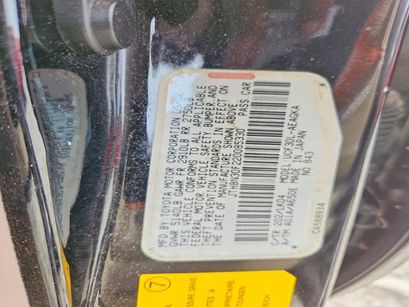 Aukcja sprzedaży 2002 Lexus Ls 430, vin: JTHBN30F220085330, numer aukcji: 49001156