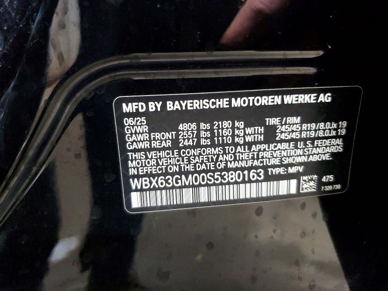 49785706 :رقم المزاد ، WBX63GM00S5380163 vin ، 2025 Bmw X2 مزاد بيع