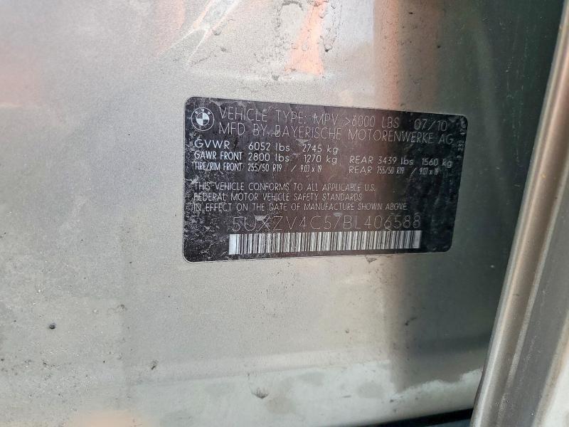 48648336 :رقم المزاد ، 5UXZV4C57BL406588 vin ، 2011 Bmw X5 مزاد بيع